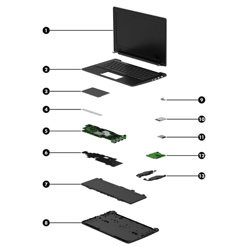 N85236-001 SPS-Hinge Kit For HP Fortis 11 G10 Chromebook